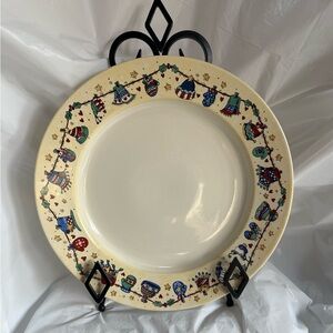 Holiday Papel Giftware Warm Hearts Plate